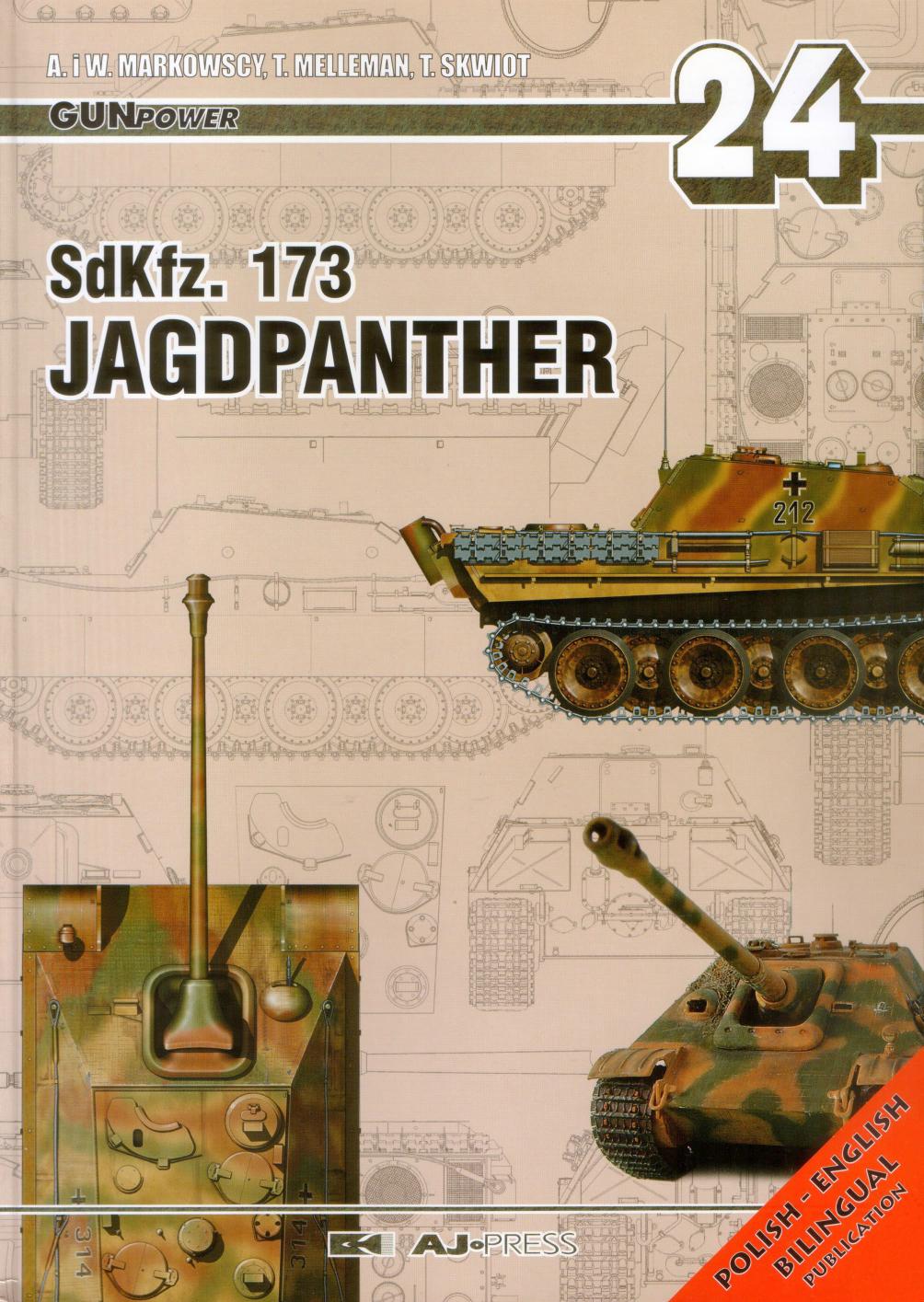 Sdkfz173 Jagdpanther Polishenglish Bilingual Publication 1st Edition Tadeusz Melleman