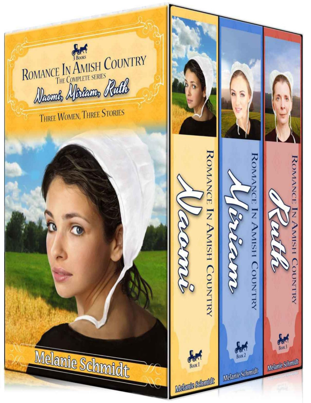 Romance In Amish Country Series Boxed Set 13 Naomis Story Miriams Story Ruths Story Melanie Schmidt