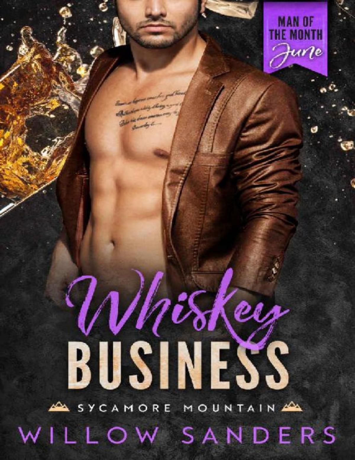Whiskey Business A Man Of The Month Club Novella A Smalltown Broken Hero Curvy Heroine Romance 1st Edition Willow Sanders
