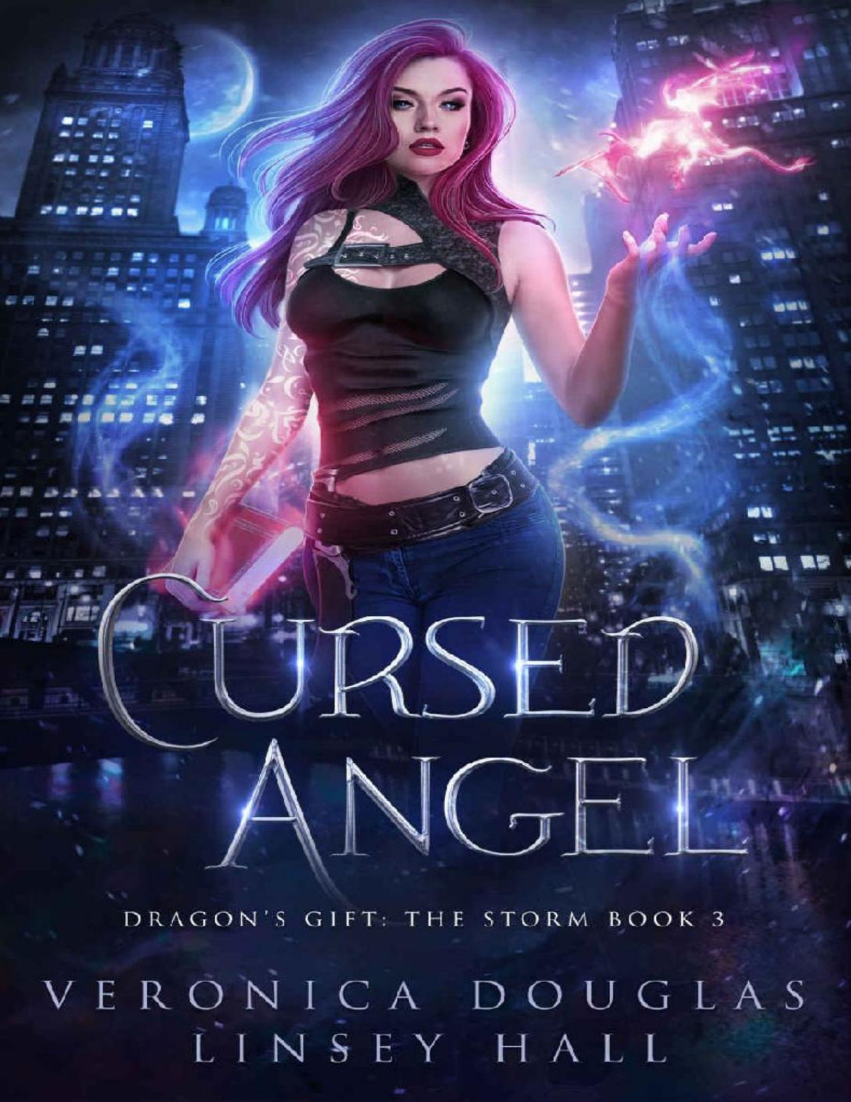 Cursed Angel Dragons Gift The Storm Book 3 Veronica Douglas Linsey Hall