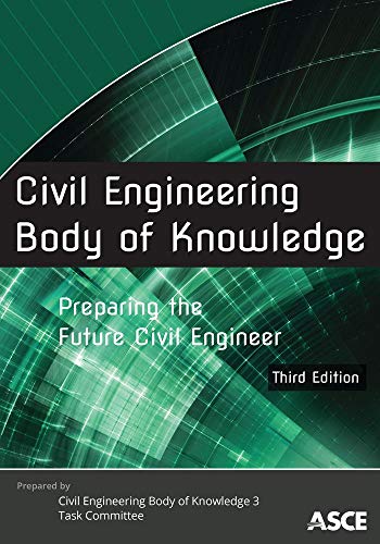 Civil Engineering Body Of Knowledge Preparing The Future Civil Engineer 3rd Edition Civil Engineering Body Of Knowledge 3 Task Committee