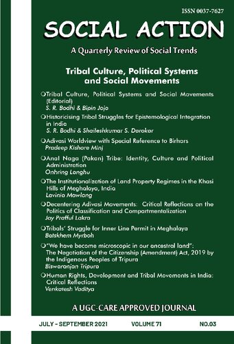 Tribal Culture Political Systems And Social Movements Bodhi Sr Bipin Jojo