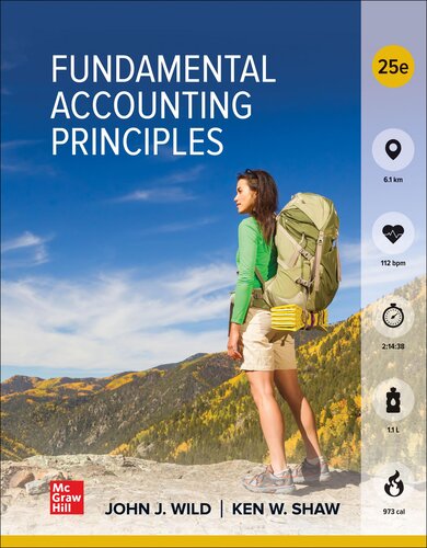Fundamental Accounting Principles 25th Edition John Wild And Ken Shaw