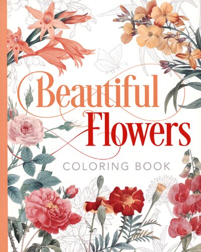 Beautiful Flowers Coloring Book Peter Gray Pierrejoseph Redout