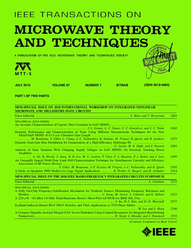 Ieee Transactions On Microwave Theory And Techniques Vol 67 No 07 July 2019 7a Fantomasping