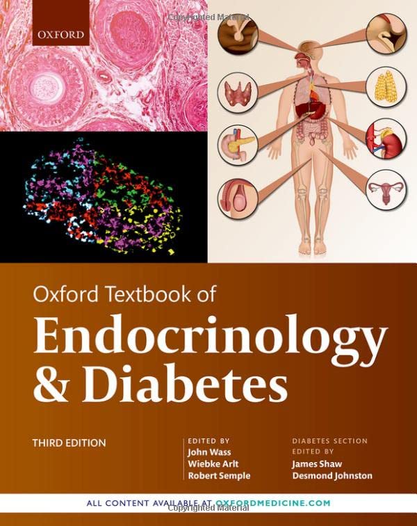 Oxford Textbook Of Endocrinology And Diabetes 22 March 2022 3rd Edition John Wass