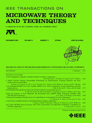 Microwave Theory And Techniques 11th Edition Fantomasping