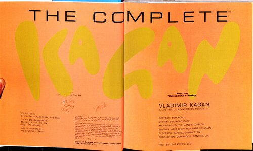 Complete Kagan Vladimir Kagana Lifetime Of Avantgarde Design Vladimir Kagan