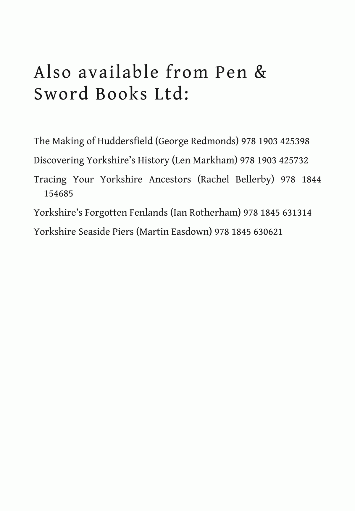 The Yorkshire Dales Local And Family History George Redmonds