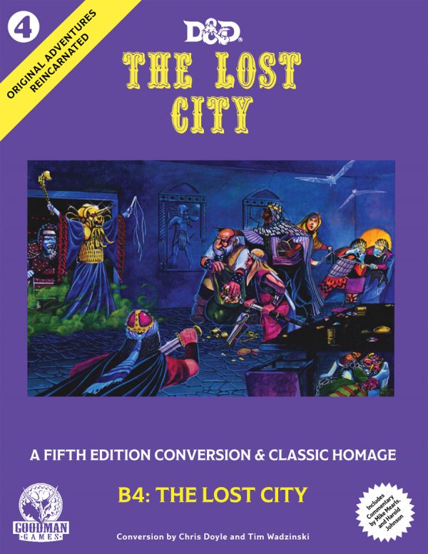 Original Adventures Reincarnated 4 The Lost City Tom Moldvay