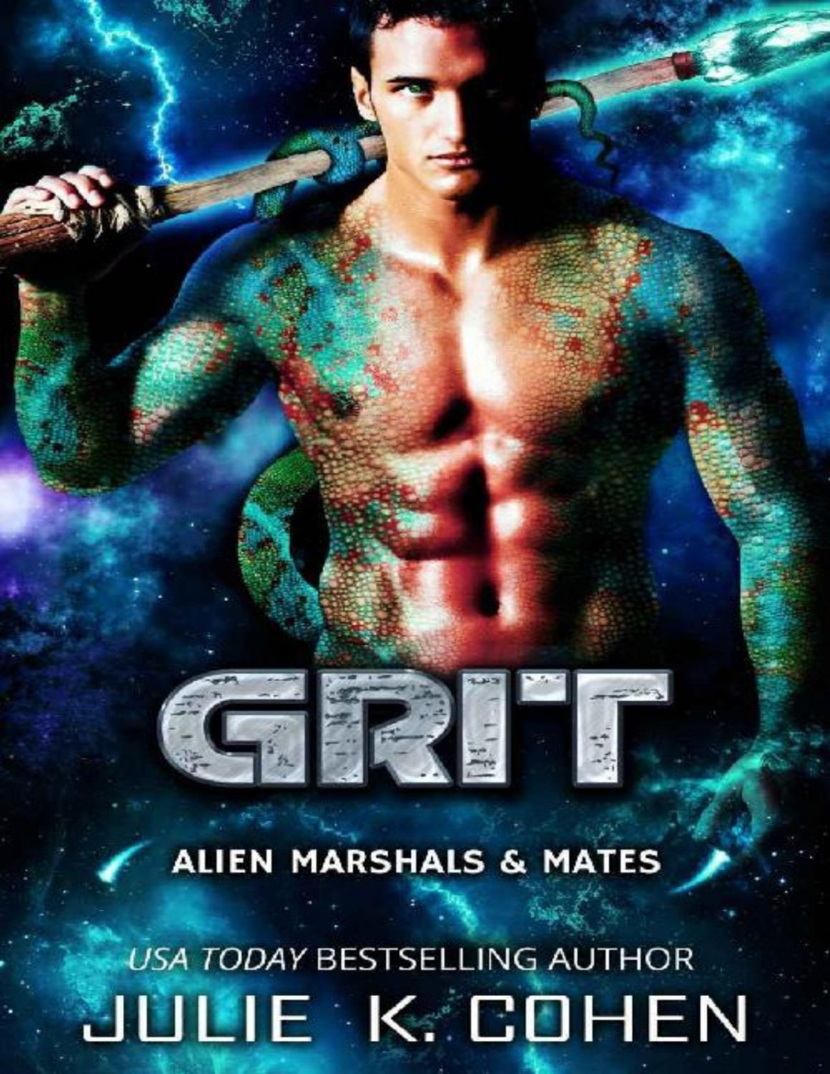Grit Sci Fi Alien Romance Alien Marshals Mates Book 2 Julie K Cohen