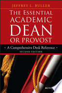 The Essential Academic Dean Or Provost A Comprehensive Desk Reference 2nd Edition Jeffrey L Buller