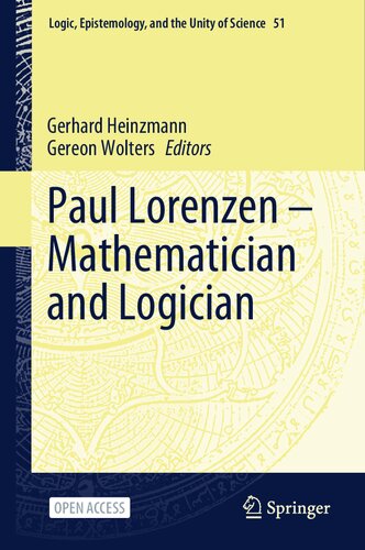Paul Lorenzen Mathematician And Logician Gerhard Heinzmann