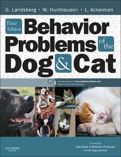 Behavior Problems Of The Dog And Cat 3rd Edition Gary Landsberg