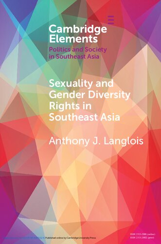 Sexuality And Gender Diversity Rights In Southeast Asia Anthony J Langlois