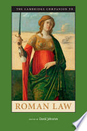 The Cambridge Companion To Roman Law David Johnston