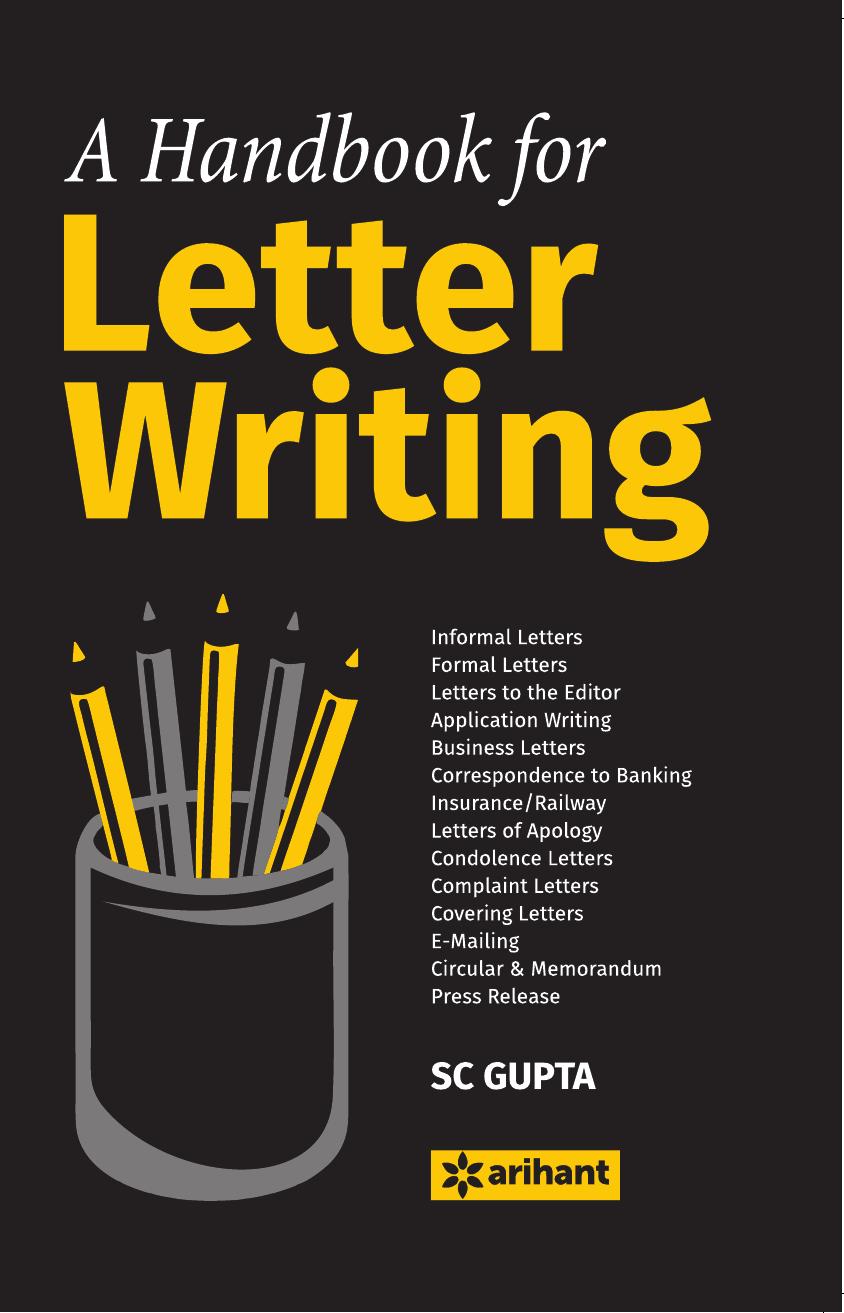 A Handbook For Letter Writing Sc Gupta
