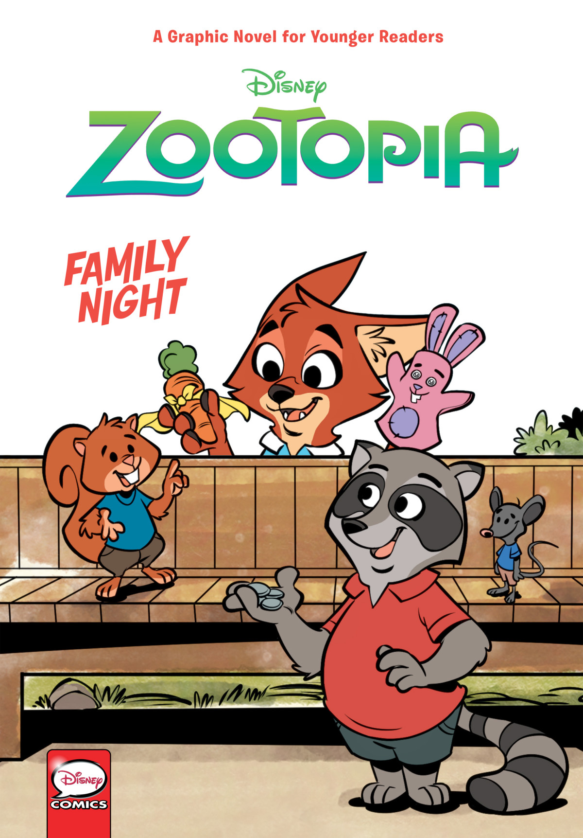 Disney Zootopia Family Night Younger Readers Graphic Novel 1st Edition Disney