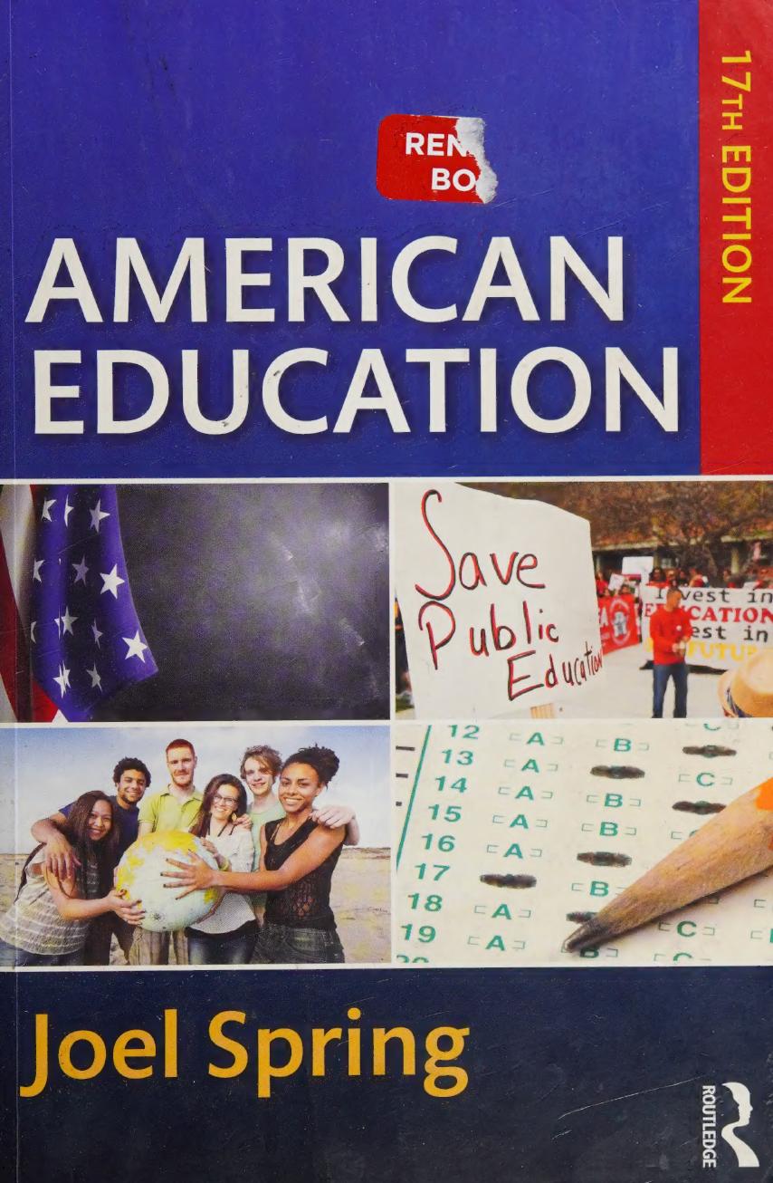 American Education 17th Edition Joel Spring