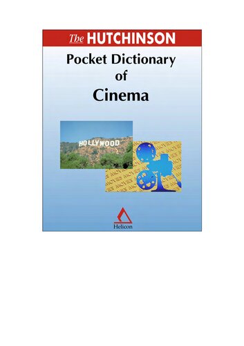 The Hutchinson Pocket Dictionary Of Cinema Helicon Publishing