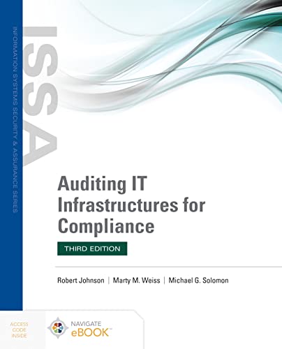 Auditing It Infrastructures For Compliance 3rd Edition 3rd Edition Robert Johnson