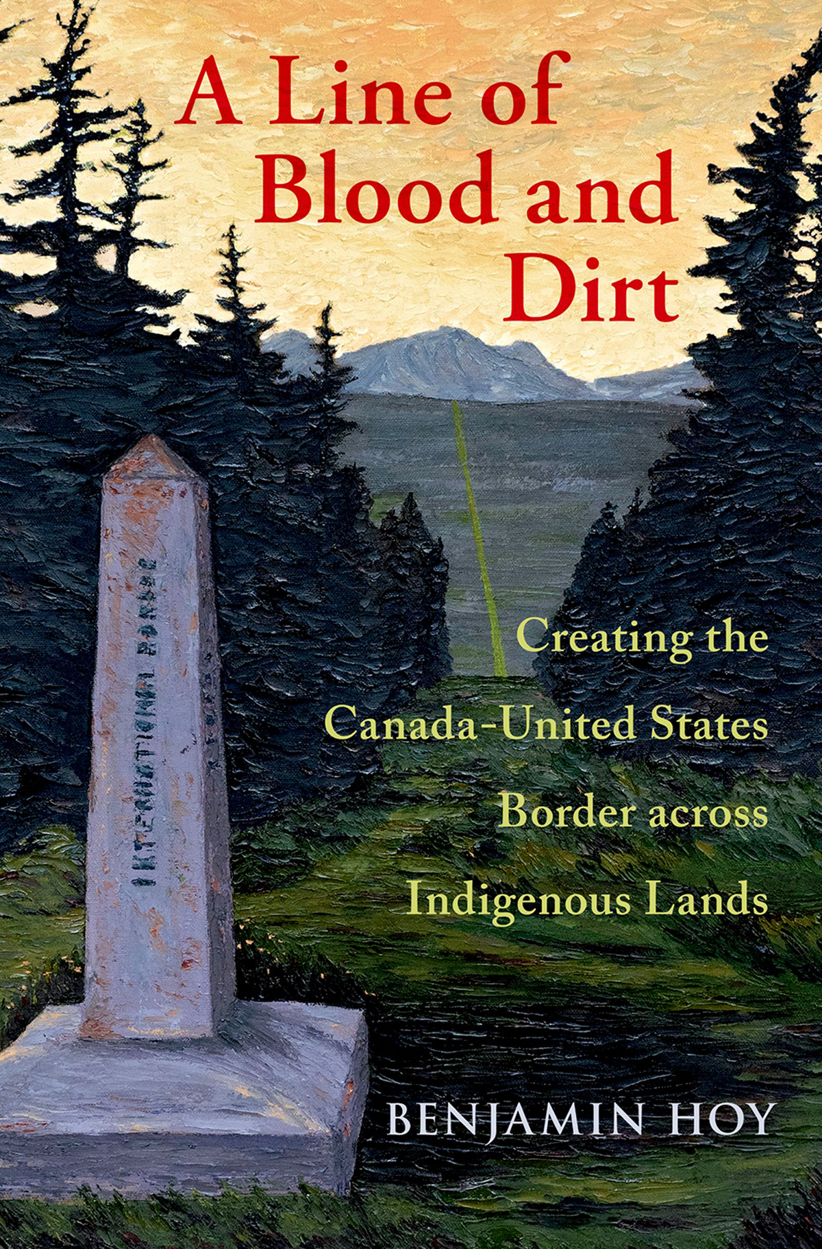 A Line Of Blood And Dirt Benjamin Hoy