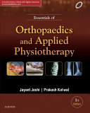 Essentials Of Orthopaedics Applied Physiotherapy 3rd Edition Jayant Joshi Prakash P Kotwal
