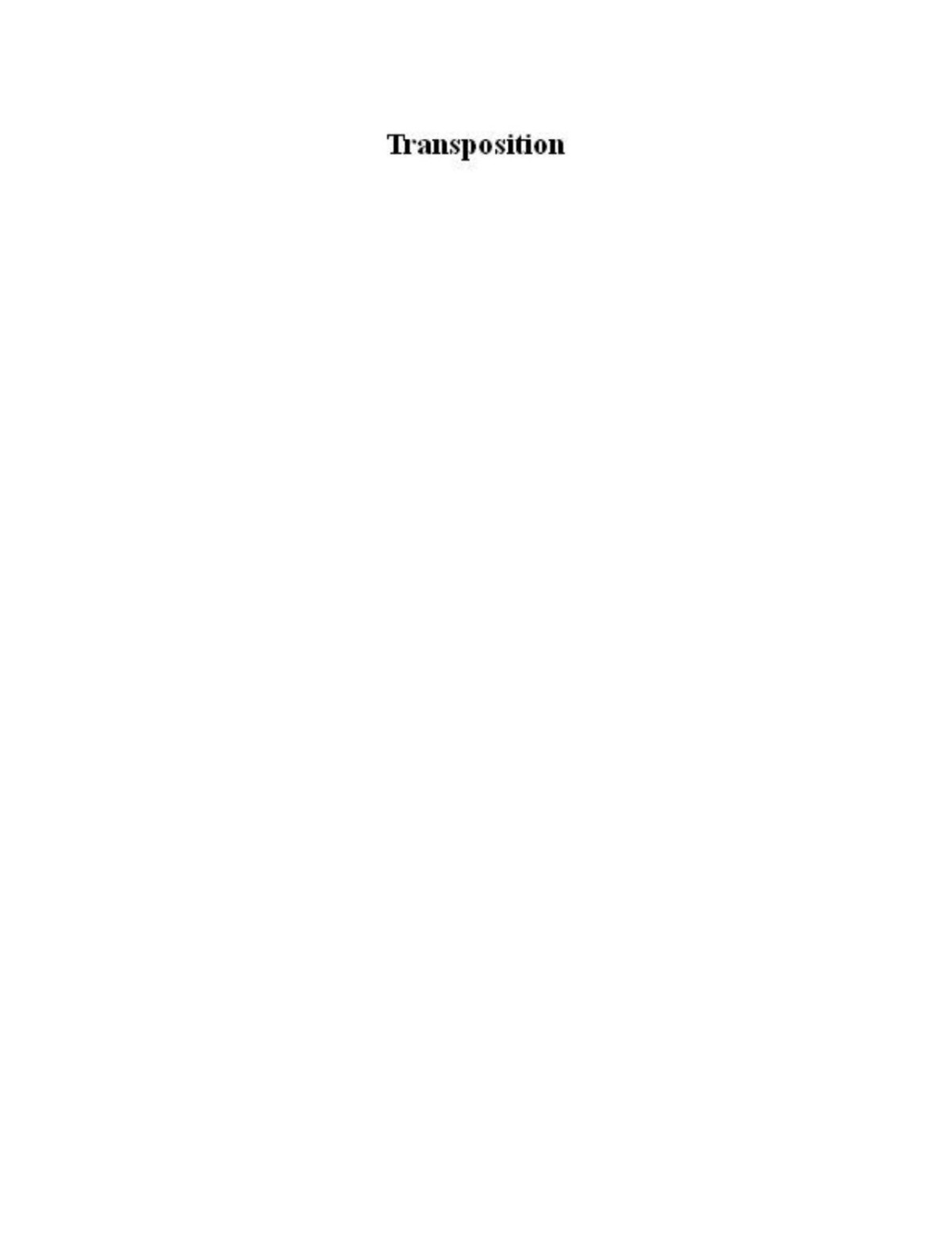 Transposition A Hazard And Somerset Mystery Gregory Ashe