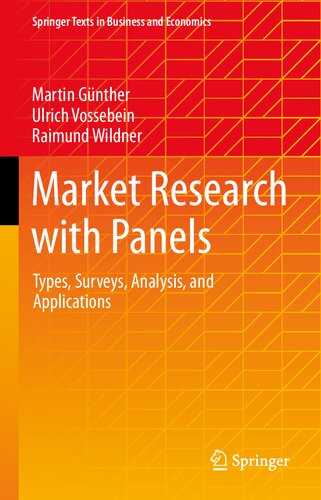 Market Research With Panels Types Surveys Analysis And Applications Martin Gnther