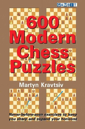 600 Modern Chess Puzzles Gambit Martyn Kravtsiv