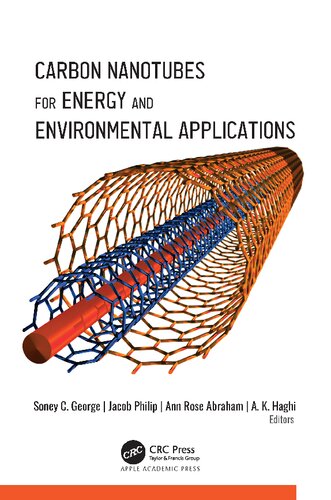 Carbon Nanotubes For Energy And Environmental Applications Soney C George