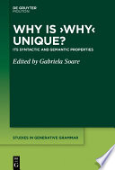 Why Is Why Unique Gabriela Soare