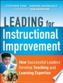 Leading For Instructional Improvement How Successful Leaders Develop Teaching And Learning Expertise 1st Edition Stephen Fink
