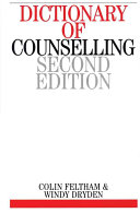 Dictionary Of Counselling 2nd Edition Colin Feltham Windy Dryden