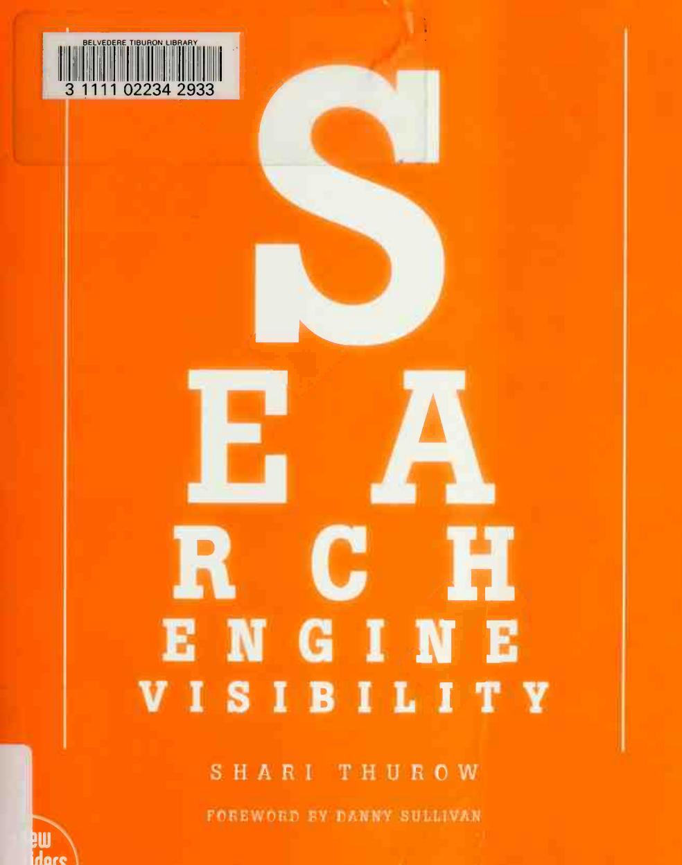 Search Engine Visibility Shari Thurow