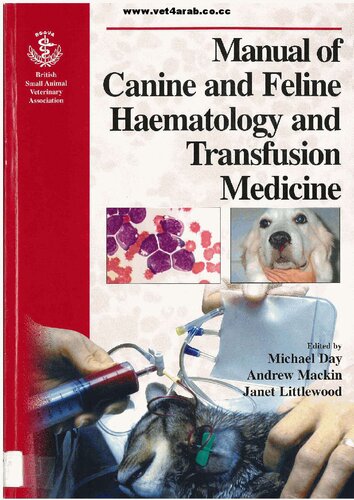 Bsava Manual Of Canine And Feline Haematology And Transfusion Medicine Michael J Day