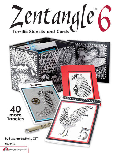 Zentangle 6 Terrific Stencils And Cards Suzanne Mcneill