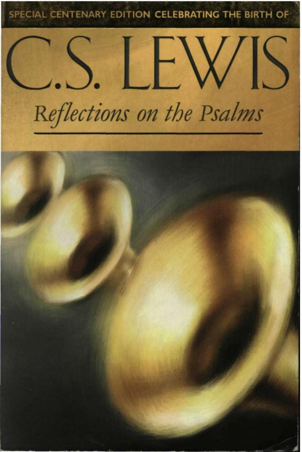 Reflections On The Psalms C S Lewis