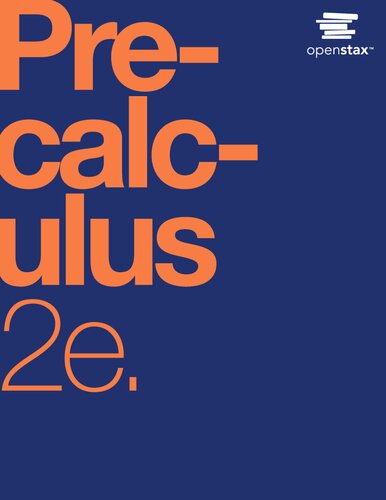 Precalculus 2e 2021 2nd Edition Jay Abramson