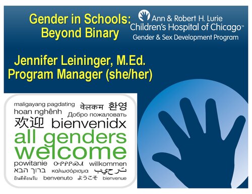 Gender In Schools Beyond Binary Jennifer Leininger