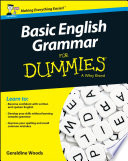 Basic English Grammar For Dummies 1st Edition Geraldine Woods