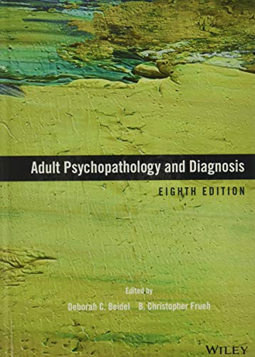 Adult Psychopathology And Diagnosis 8th Ed 8th Edition Deborah C Beidel
