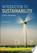 Introduction To Sustainability 2nd 2nd Edition Robert Brinkmann