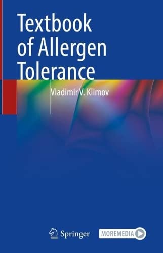 Textbook Of Allergen Tolerance 1st Vladimir V Klimov