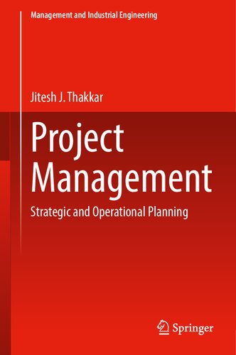 Project Management Strategic And Operational Planning Jitesh J Thakkar