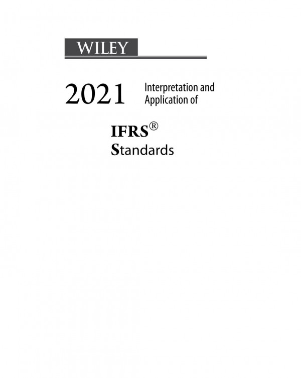 Wiley 2021 Interpretation And Application Of Ifrs Standards 1st Edition Pkf International Ltd