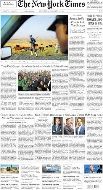 The New York Times 16 Apr 2018 Calibre