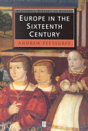 Europe In The Sixteenth Century Andrew Pettegree