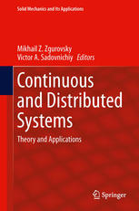 Continuous And Distributed Systems Theory And Applications 1st Edition Anatoly T Fomenko