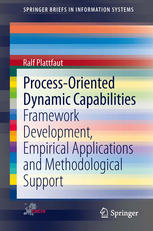 Processoriented Dynamic Capabilities Framework Development Empirical Applications And Methodological Support 1st Edition Ralf Plattfaut Auth